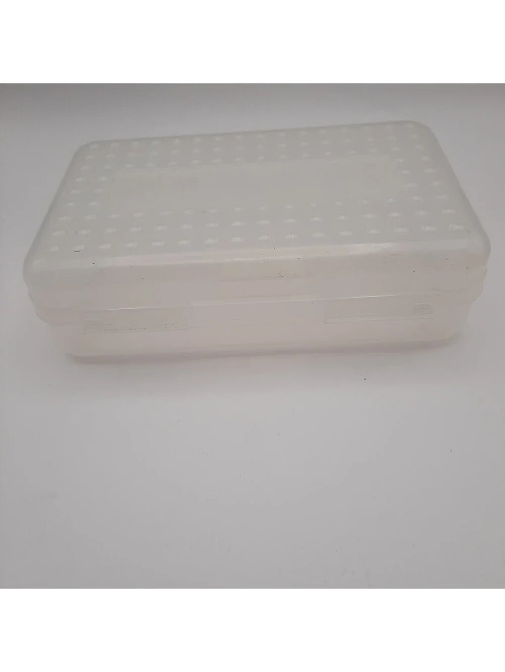 SpaceMaker Pencil Box Solid Clear 90s Vintage Plastic Storage Case USA